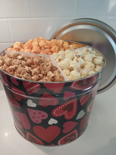 flavored popcorn tins
